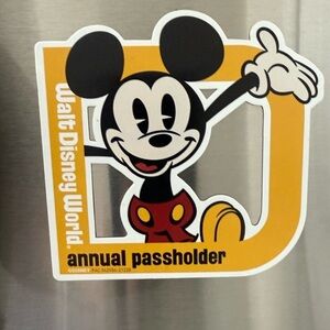 Walt Disney World Passholder Magnet – Mickey Car Magnets – Authentic Set of 2